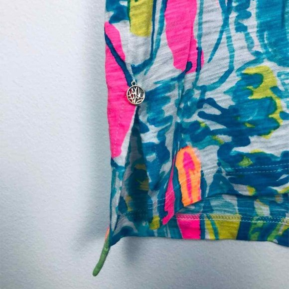Lilly Pulitzer LARGE Beach & Bae MEREDITH Top - Picture 6 of 8